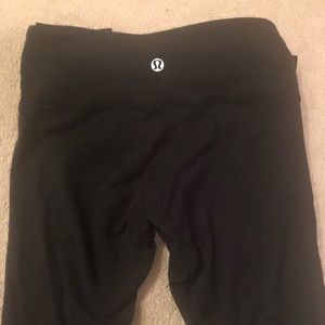 Black Lululemon leggings size 0